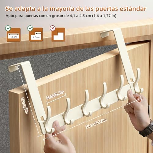 Ganchos para puertas metálicos 5 Imagen adicional