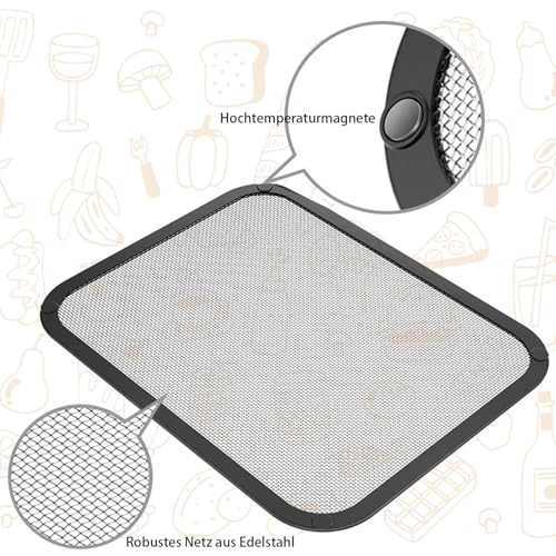 Grille Anti Projection pour Cosori Air Fryer 10 L/Cosori CAF-R901-AEU 8,5L, Couvercle Anti Eclaboussure pour Cosori Airfryer 10l Twinfry, Accessoires Air Fryer – Image 3