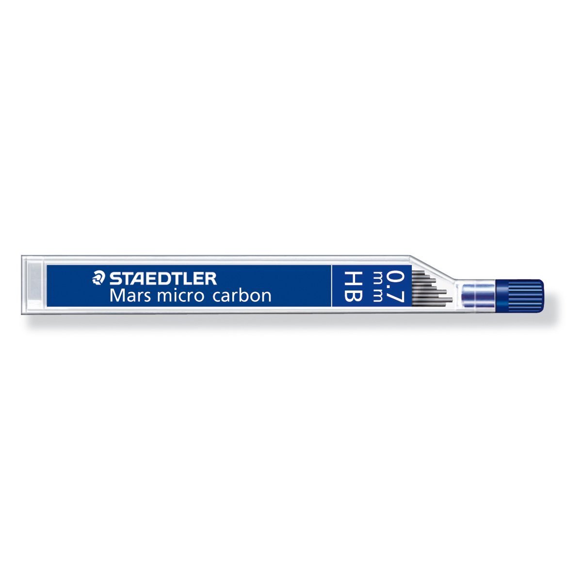 STAEDTLER Mars Micro Carbon 250 0,7 mm - 2B - HB - HB - 2H - wkłady ołówkowe - 4 tubki/opakowania (48 wkładów)