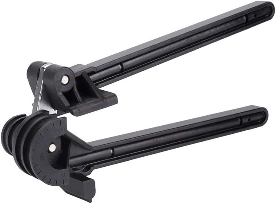 4 in 1 180° Pipe Tubing Bender for 3/16in 1/4in 5/16in 3/8in Tube, Heavy Duty Tool for Tube Bending in Air Conditioning