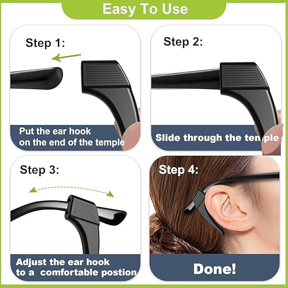 Image of 5 PCS Unisex Eyeglasses Strings Cord With Specs Holder Strap Cord Around The Neck Spectacles Grip Guard Lanyard Retainer Strap for Glasses Eyeglass Chains Specs Holder