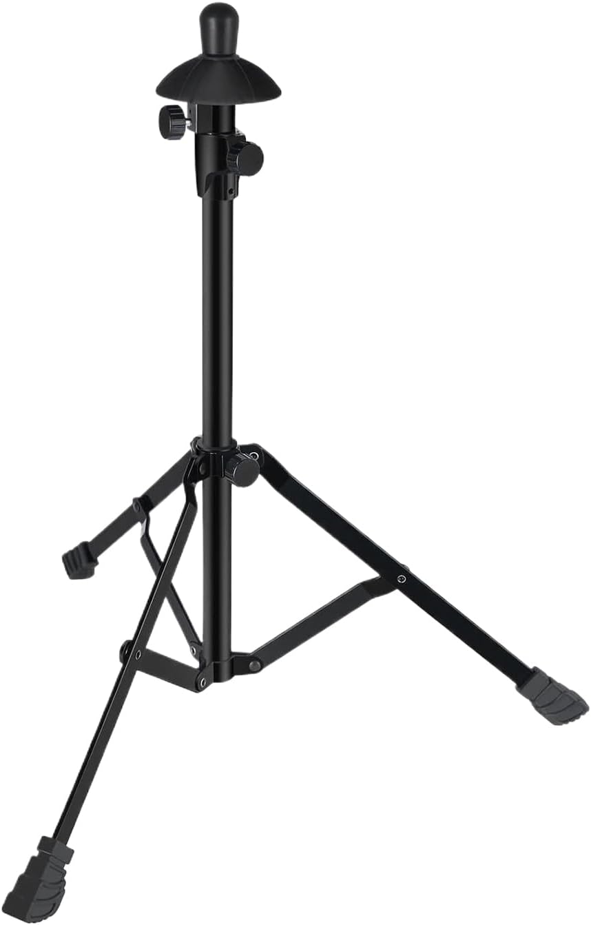 Trumpet Stand , Adjustable – Bracket Height Adjustment Triangular, Music Instrument Accessory Classrooms, Concert Live Streaming Recording Studio | Classrooms Concert Live Streaming Recording Studio S