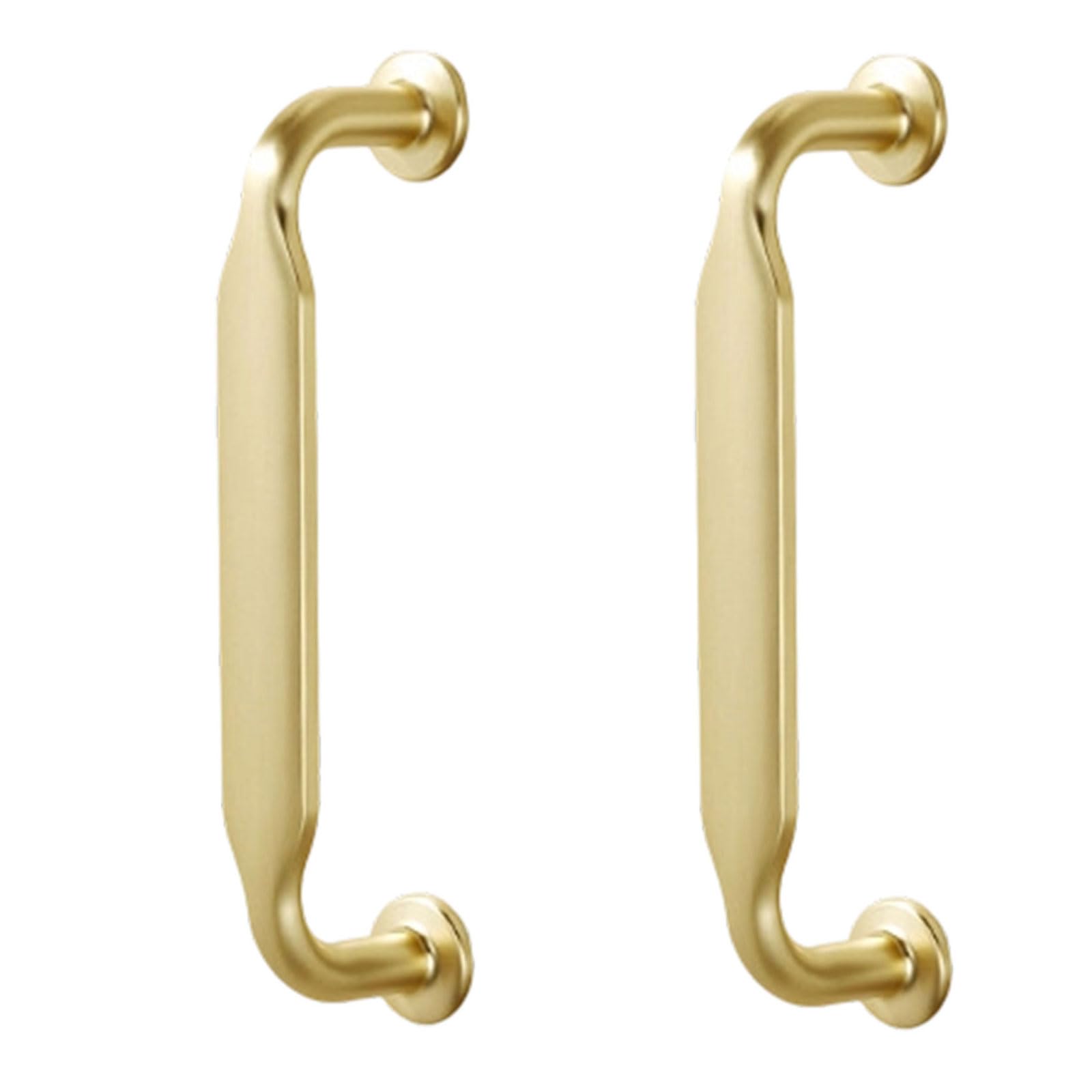 Thatiarry Gold Brushed 2Pcs Wardrobe Knob Zincs Alloy Cabinet Drawer Handle Cupboard Pulls Simple Furniture Decoration Zincs Alloy Cabinet Pull Knob