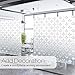 rabbitgoo Privacy Window Film Non Adhesive Frosted Glass Sun Blocking Self Static Cling Decorative for Home Kitchen Living Room, Removable and Reusable, 17.5 x 78.7 inches