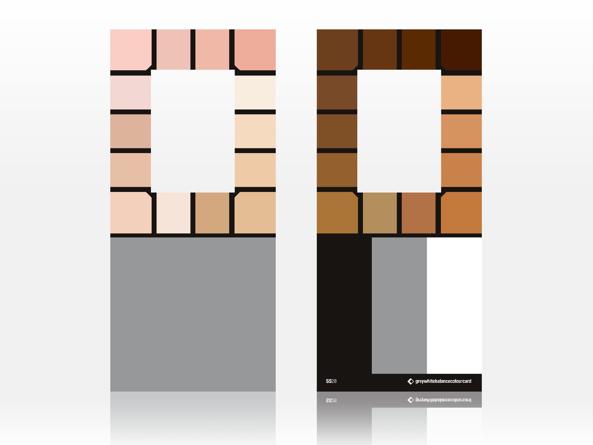 Color Target - Tarjeta 18% gris para fotógrafos y diseñadores