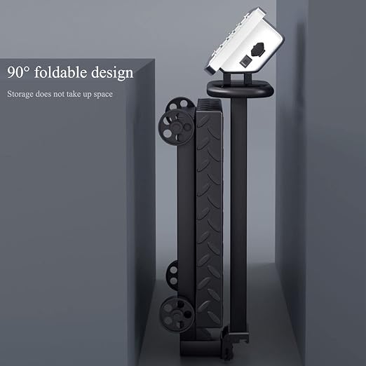 Báscula industrial plegable piso 660 lb con ruedas LED miniatura 5