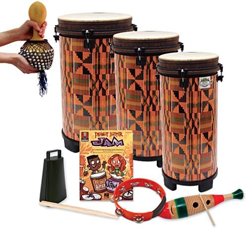 Peanut Butter Jam Classroom Drumming Set A - Multicultural Patterns & Songs - Intro to World Music Drumming - Easy-to-Teach Sequential Approach