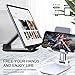 Meetuo 2 Pcs Cell Phone Stand, Adjustable Angle Height Phone Stand for Desk, Fully Foldable/Portable Phone Holder, Compatible for iPhone 16/15/14/13/12/Smartphones