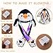 Arcimatto Animal Hat Plush Penguin Dress Up Cosplay Party Christmas Holiday Cute Cap for Kids Adults (Black Penguin)