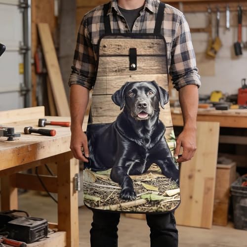 Delantal de trabajo Black Labrador con hebilla liberación rápida miniatura 5