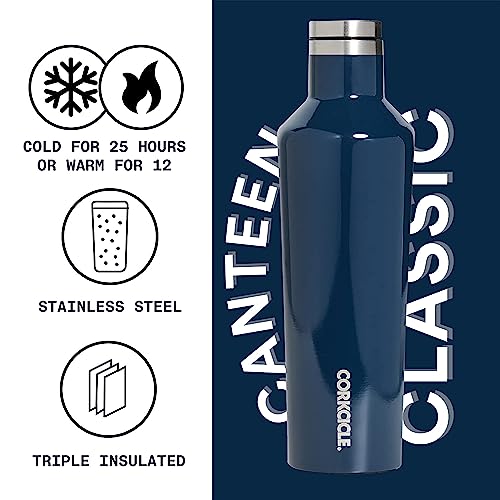 Corkcicle Canteen, Triple Insulated Stainless Steel Water Bottle with Straw, Keeps Cold for 25+ Hours and Hot for 12 Hours - Image 2