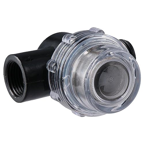 Image of Water Pump Strainer Filter Set 1 /2 Inch Fitting Include Twist-On Pipe Strainer and Extra 50 Mesh Stainless Steel Filter Screen