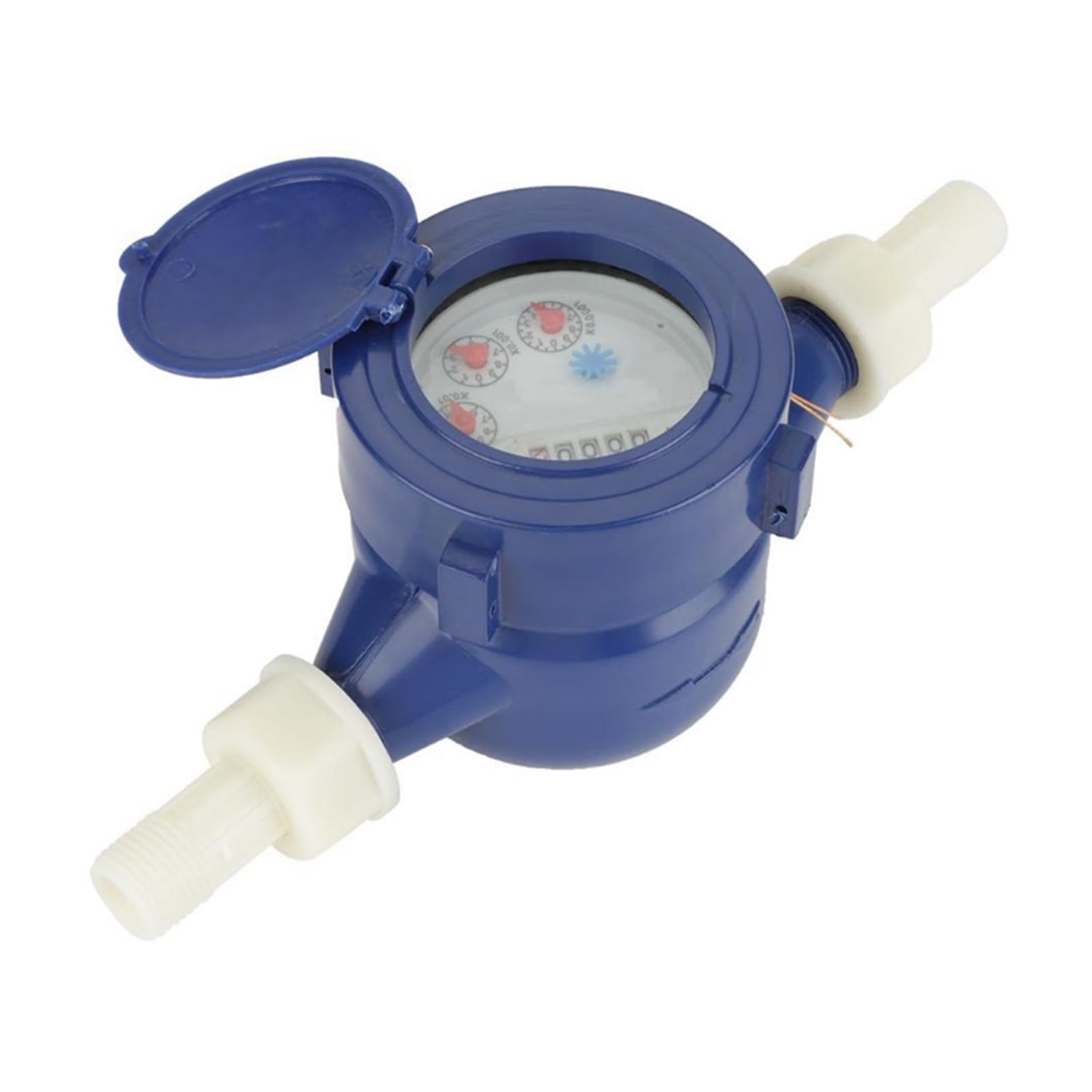 MKHJKIOII Water Meter Flow Meter， 15mm 1/2 Inch Cold For Garden & Home Use Wet Table Measuring Tool