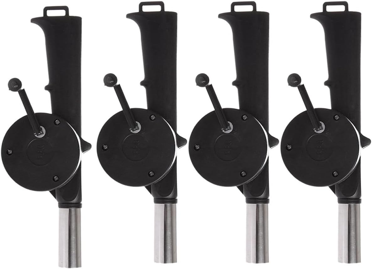 SEWACC 4pcs Handheld Manual Fire Blower Portable Cooking Fan Outdoor Barbecue Air Blower Tool for Camping and Home Fireplace Assistance