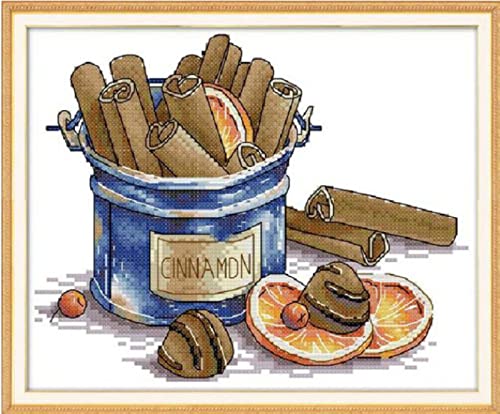 Kit peinture au diamant 5D cannelle pour décorer votre salon mosaïque strass loisir créatif