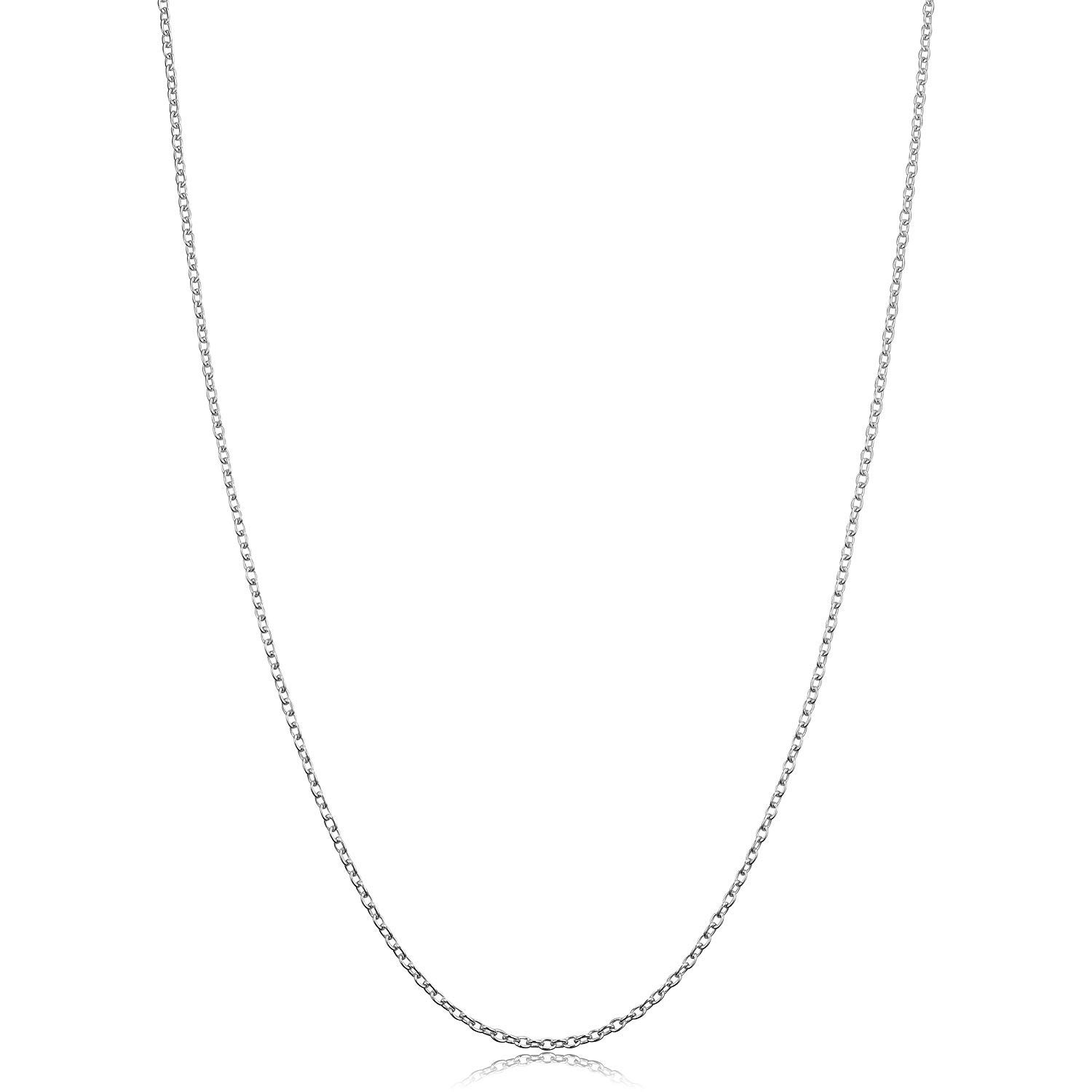 Amazon | 925スターリングシルバー 20インチ 1.1mm シャイニー 