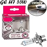 Kontrollieren Sie bitte unbedingt vor dem Kauf, ob Sie den richtigen Lampentyp gewählt haben, da es sehr viele Unterschiede innerhalb von einer Baureihe geben. Hervorragende Lichtstrahlkraft. General Electric Megalight Ultra Lampen sind heller als standardmäßigen Fahrzeuglampen und bieten bis zu 120% mehr Licht an. Ausgezeichnete Qualität und lange Lebensdauer. E-geprüft - mit Strassenzulassung. Passt für folgende Automodelle: