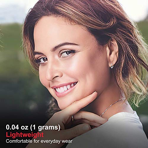 Gacimy Hoop Earrings for Women, 14K Gold Plated Hoops with 925 Sterling Silver Post2