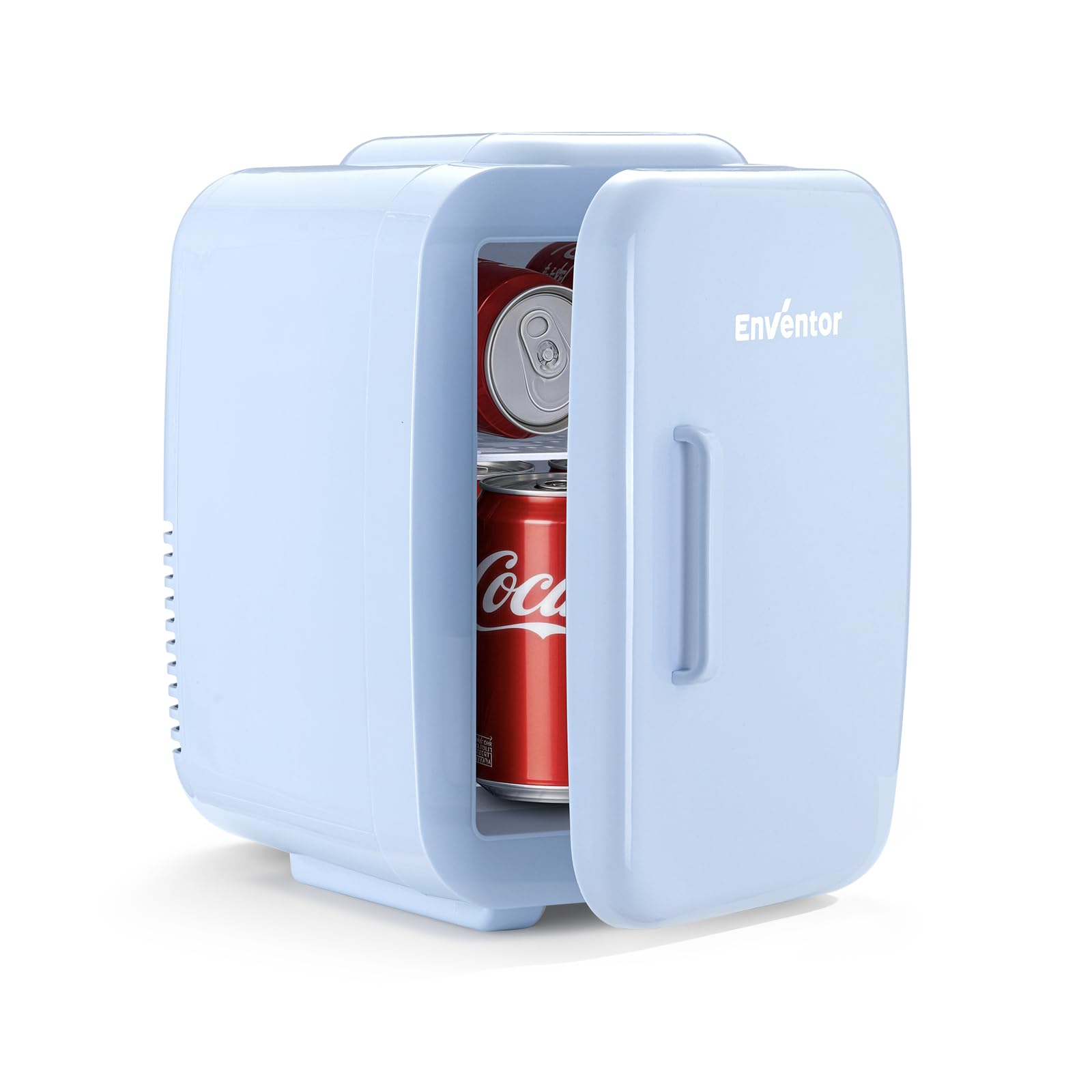 Enventor Cooler Mini Fridge, 4L/6 Can Beauty Fridge for Bedroom Office Car