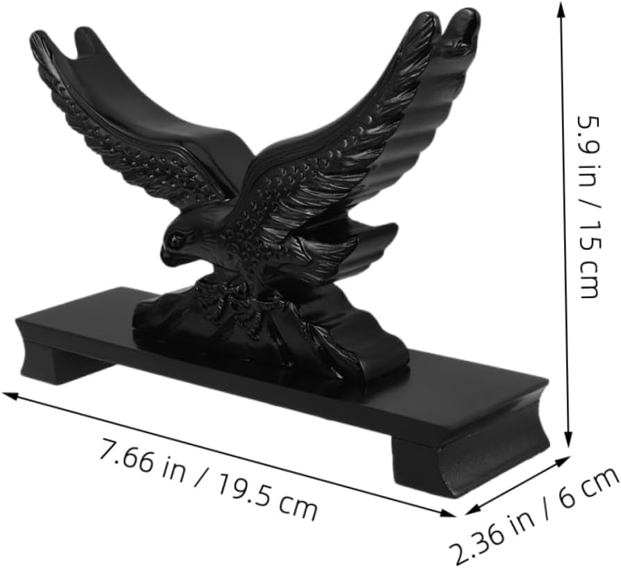 BESPORTBLE Eagle Shaped Display Stand Sturdy Resin Holder for Organized Storage Elegant Decoration Home Office Wand Display for Collections