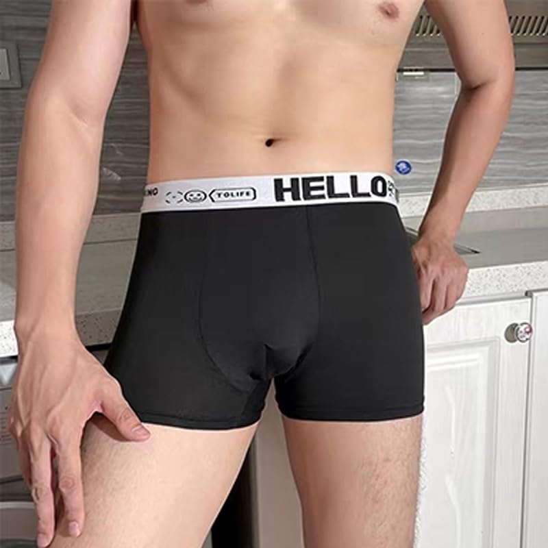 Men’s Support Pouch Boxer Briefs,Cotton Athletic Underwear,Regular,Breathable,Comfortable