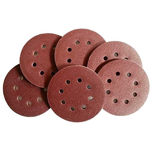 120 Blatt plus 2 Blatt extra Exzenterschleifer-Schleifscheiben Ø125mm │ 6 verschiedene Körnungen K40/60/80/120/180/240 │ P-D-W®
