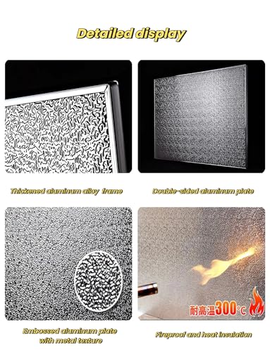 Panel protector térmico autoadhesivo para aislar paredes de cocina de altas temperaturas 3