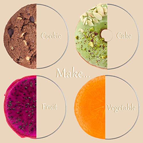 Oneleaf Stainless Steel Cutter Shapes Set,20pcs,Vegetable,Fruit,Mini Pie,Doughnut/Donut,Sandwich,Biscuits,Cookie Metal Easter Fun Cutter Model,For Baking&Decorative Food,Kids,Christmas Holiday Party… - Thumbnail 5