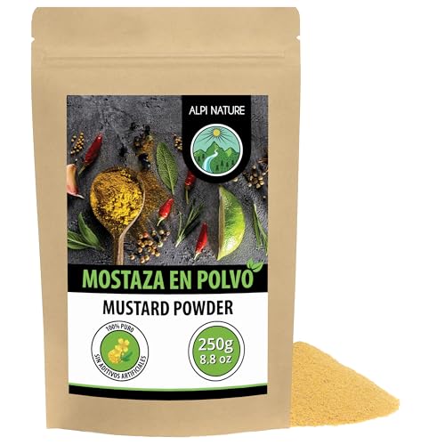 Alpi Nature Mostaza en Polvo Amarilla y Blanca 250g, Semillas