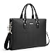BOSTANTEN Leather Briefcase Shoulder Laptop Business Slim Bag for Men & Women