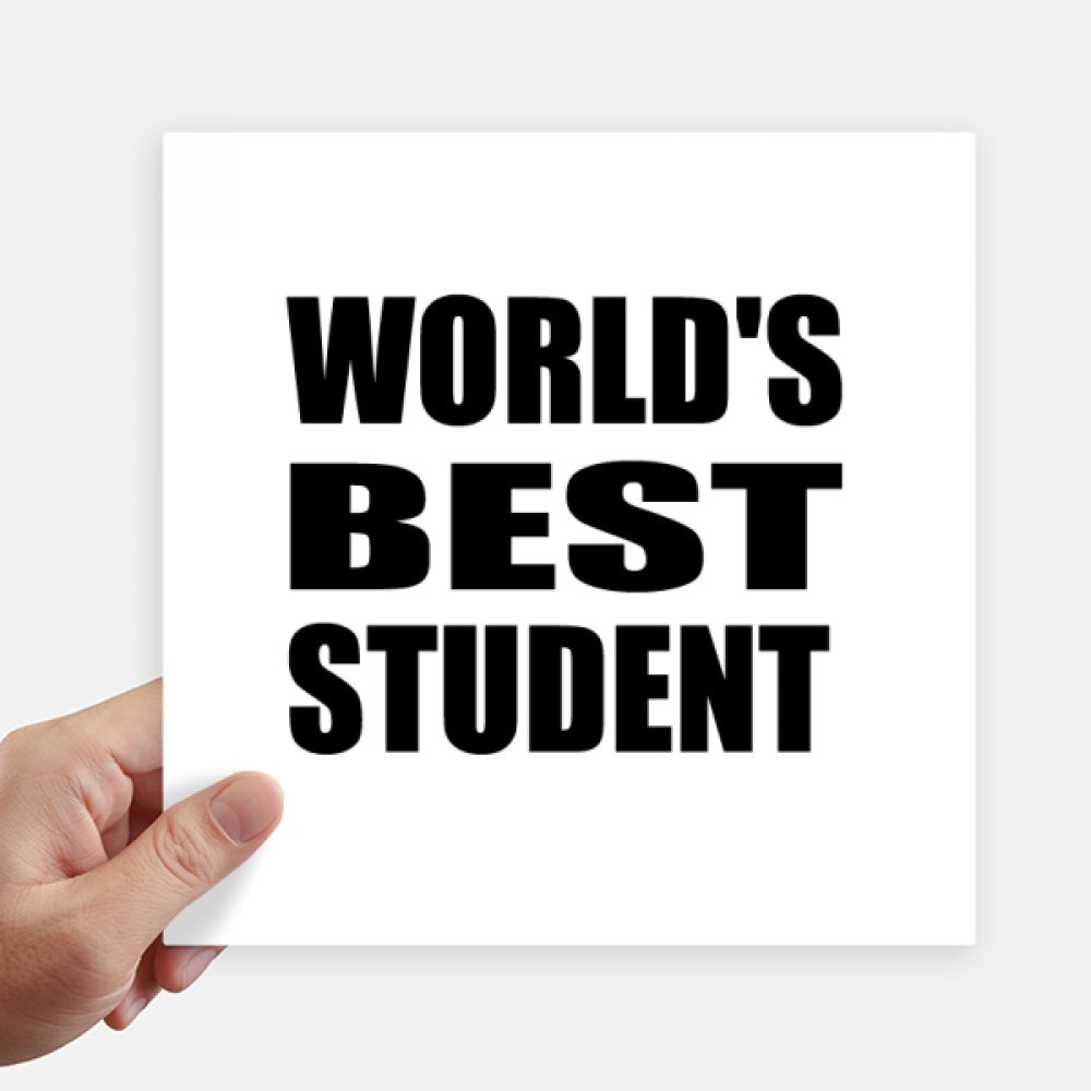 Cita de profesor pegatinas cuadradas personalizadas 20cm kit 4 piezas para decorar pared y maleta