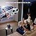 JMGO N1 Ultra 4K Triple Laser Projector, 360° Freestyle Gimbal, Blu-Ray 3D, 1900 ISO Lumen, HDR 10, Android TV 11, 10W*2 Dynaudio Speakers, Instant Keystone Correction, Smart & Portable Theater
