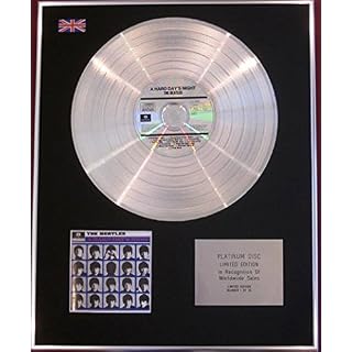 The Beatles – édition limitée CD disque Platine – A Hard Days Night - Les Beatles, Paul McCartney, John Lennon, RIngo Starr, George Harrison