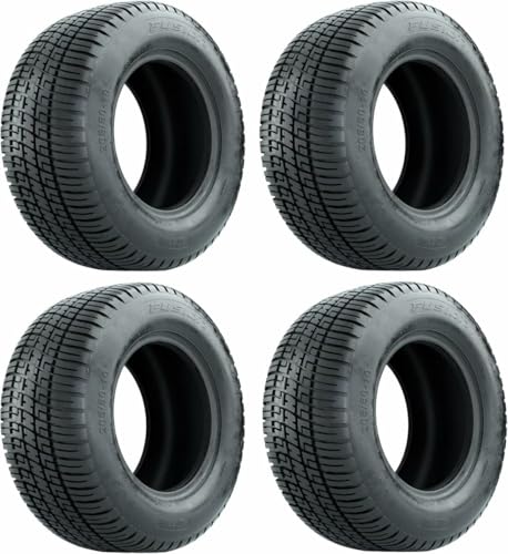 GTW Fusion 18 inch Golf Cart Street Tire | 205/50-10 | Street/Course Tire | 4-Ply Construction | Universal Fitment with 10 inch Wheels | Set of 4