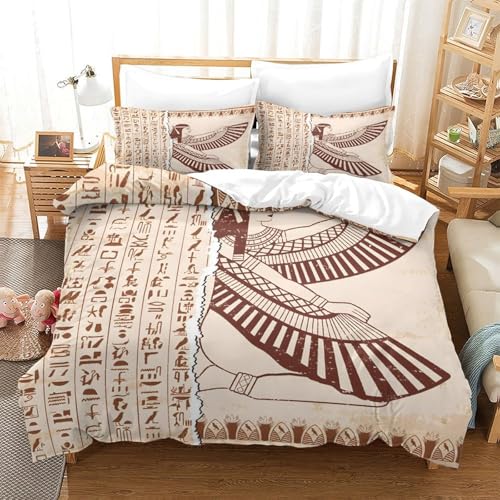 Housse de couette fermeture éclair Égypte anti-acarien