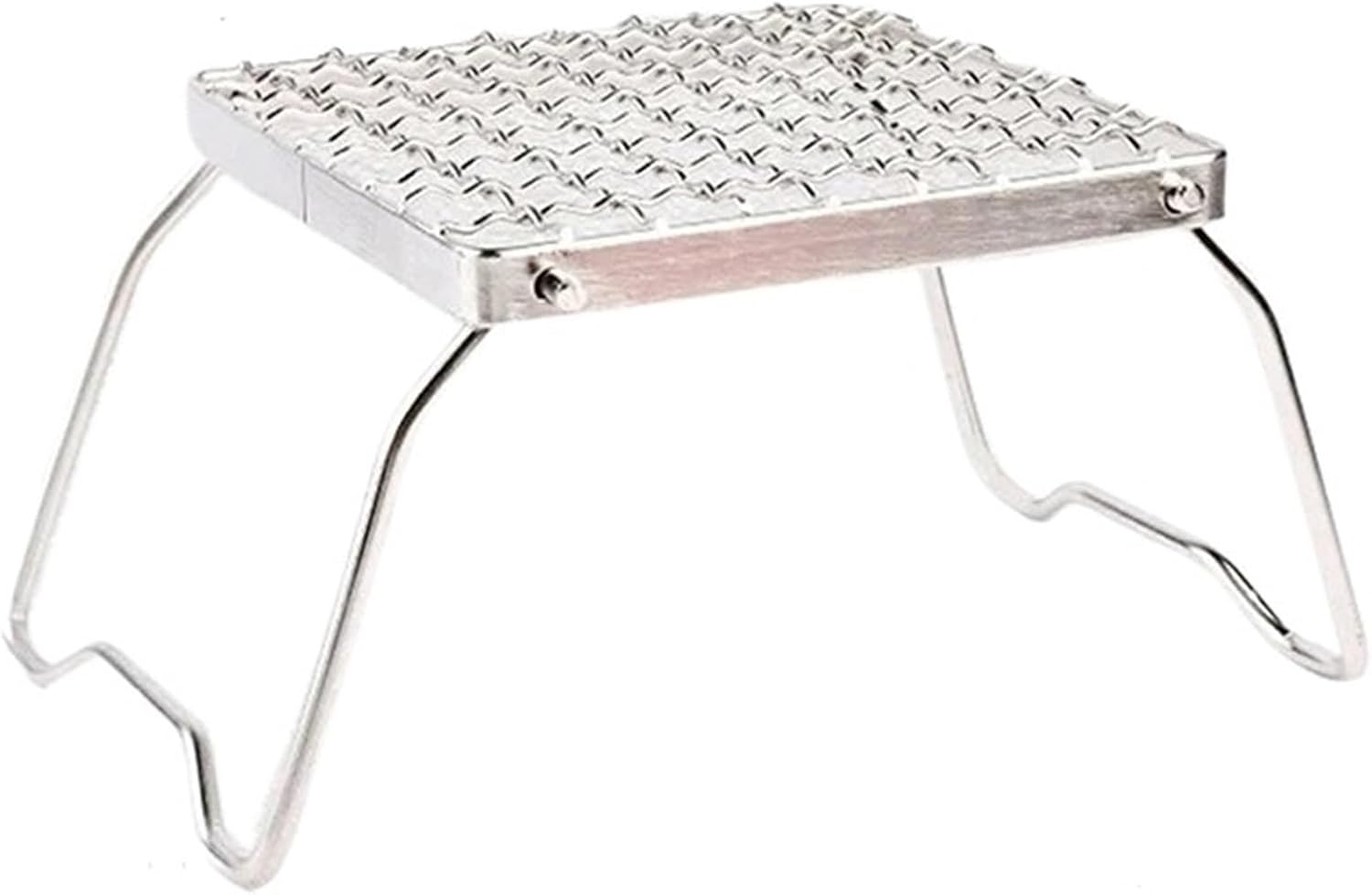 Compatible For Outdoor Stainless Steel Camping Grill Portable Foldable Mini Rack Burner Stove Stand