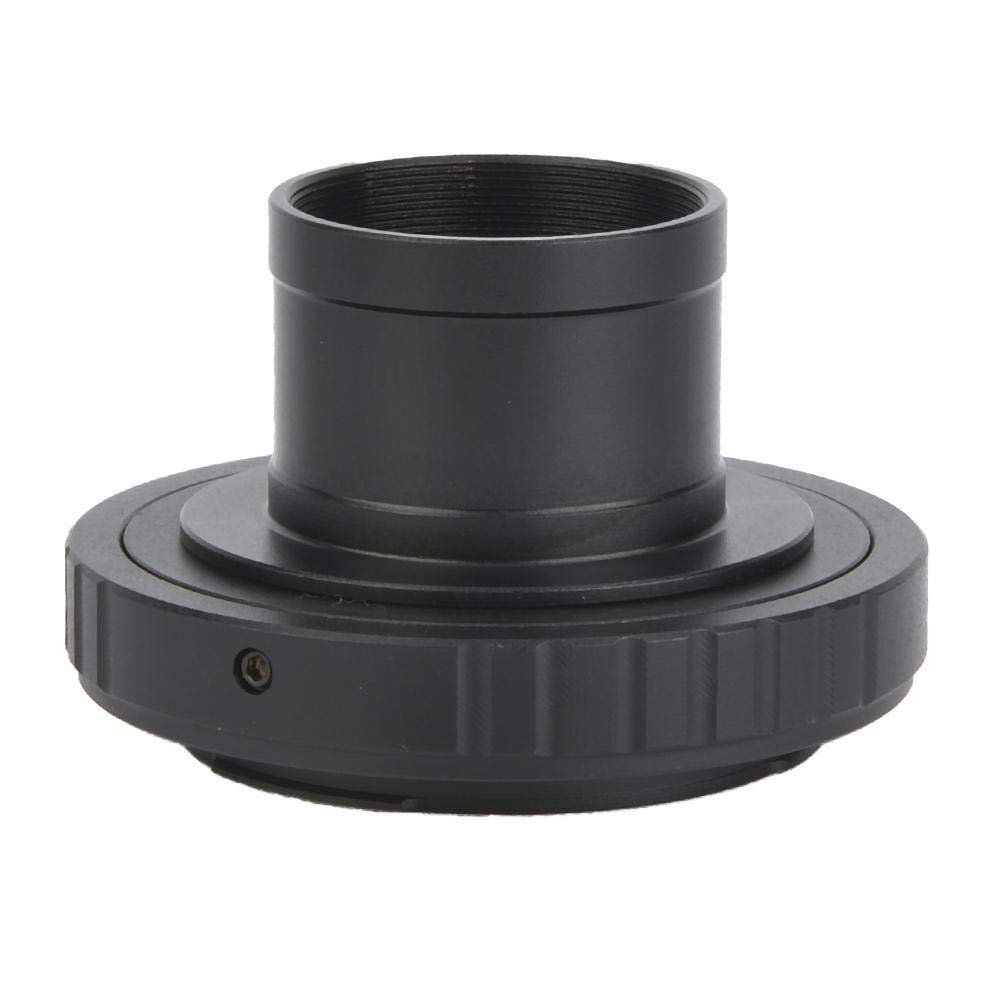 Convertitore Len, telescopio da 1,25 pollici T2- in lega di alluminio per anello adattatore adattatore per fotocamera , filettatura precisa per collegamento sicuro tra obiettivo e