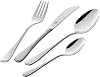ZWILLING Nottingham 68 Piece Stainless Steel Cutlery Set for 12 People Dishwasher Safe Silver