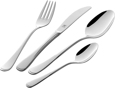 ZWILLING Nottingham 68 Piece Stainless Steel Cutlery Set for 12 People Dishwasher Safe Silver