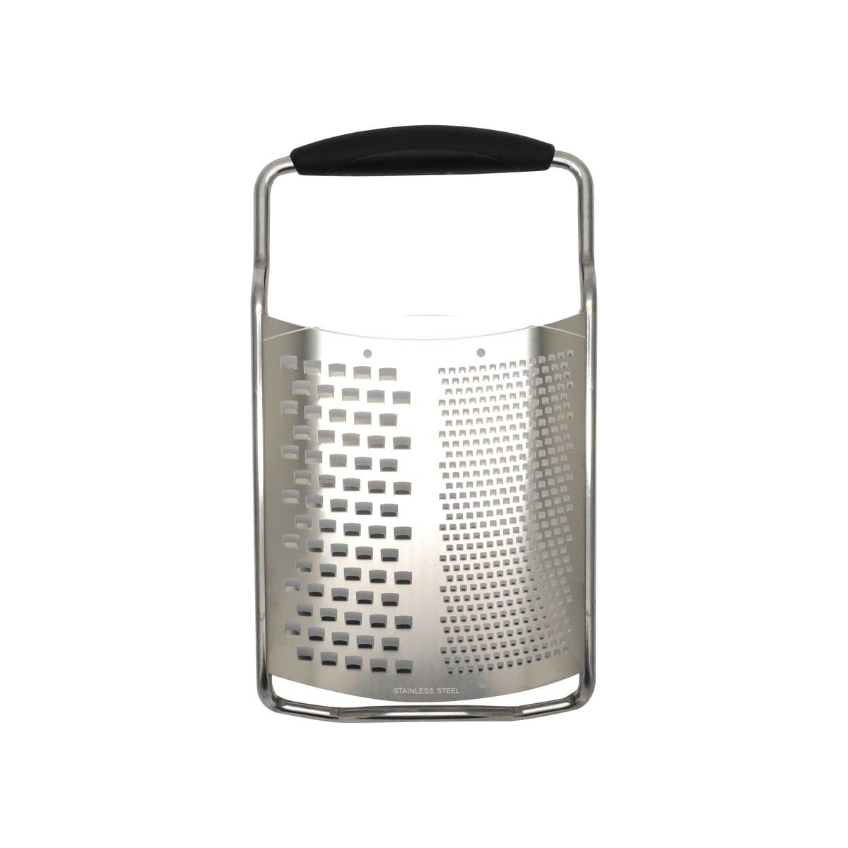 Fackelmann 45372 2-in-1 Cheese Grater, Stainless Steel, 22 x 12.7 cm