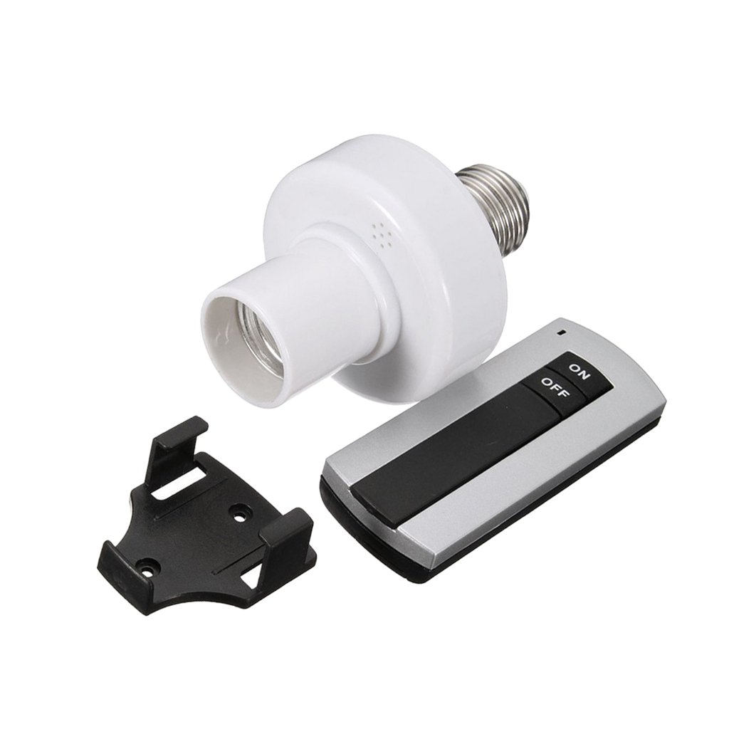 Buy FLAWISH E27 Wireless Remote Control Light Bulb Socket Cap Switch