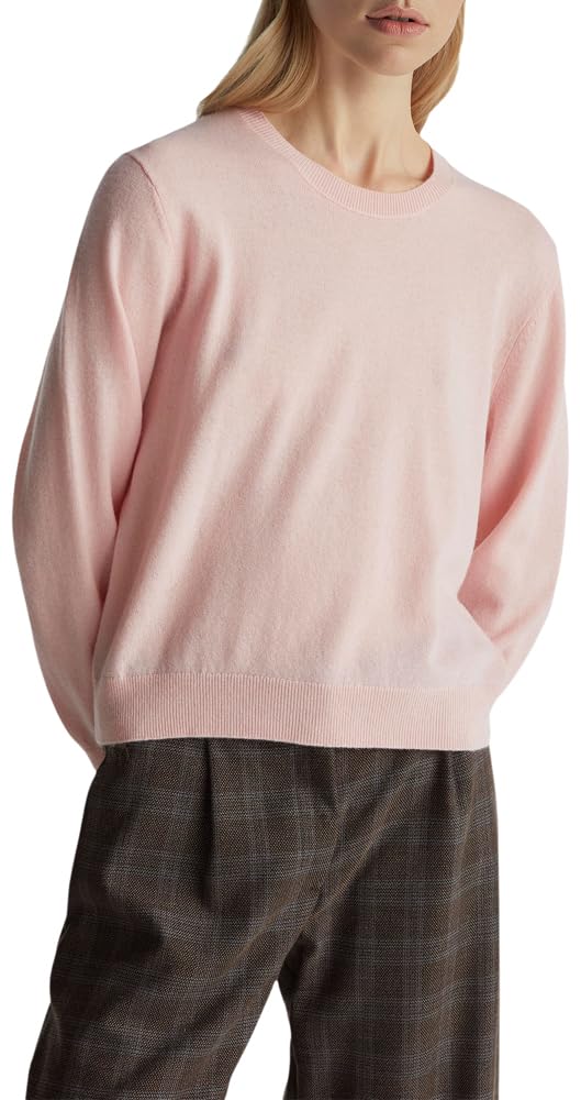United Colors Of Benetton Women's Pink Jersey G/C M/L, L