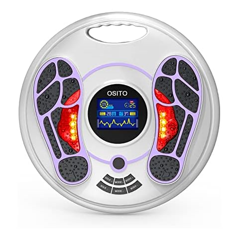 OSITO EMS Foot Massager for Neuropathy - FSA HSA Eligible - TENS Unit for Pain Relief & Circulation Boost with Electronic Foot Acupuncture - Muscle Stimulation & Swelling Reduction for Feet and Ankles Cover