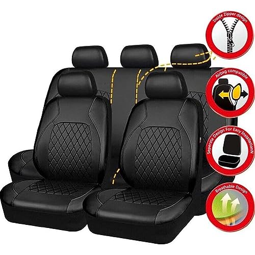 Housses de siège pour Dacia Duster anti-tache en cuir imperméable contre l'usure auto