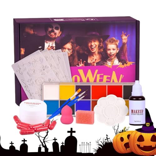 Maquillage peinture visage pour transformer facilement les enfants en vampire