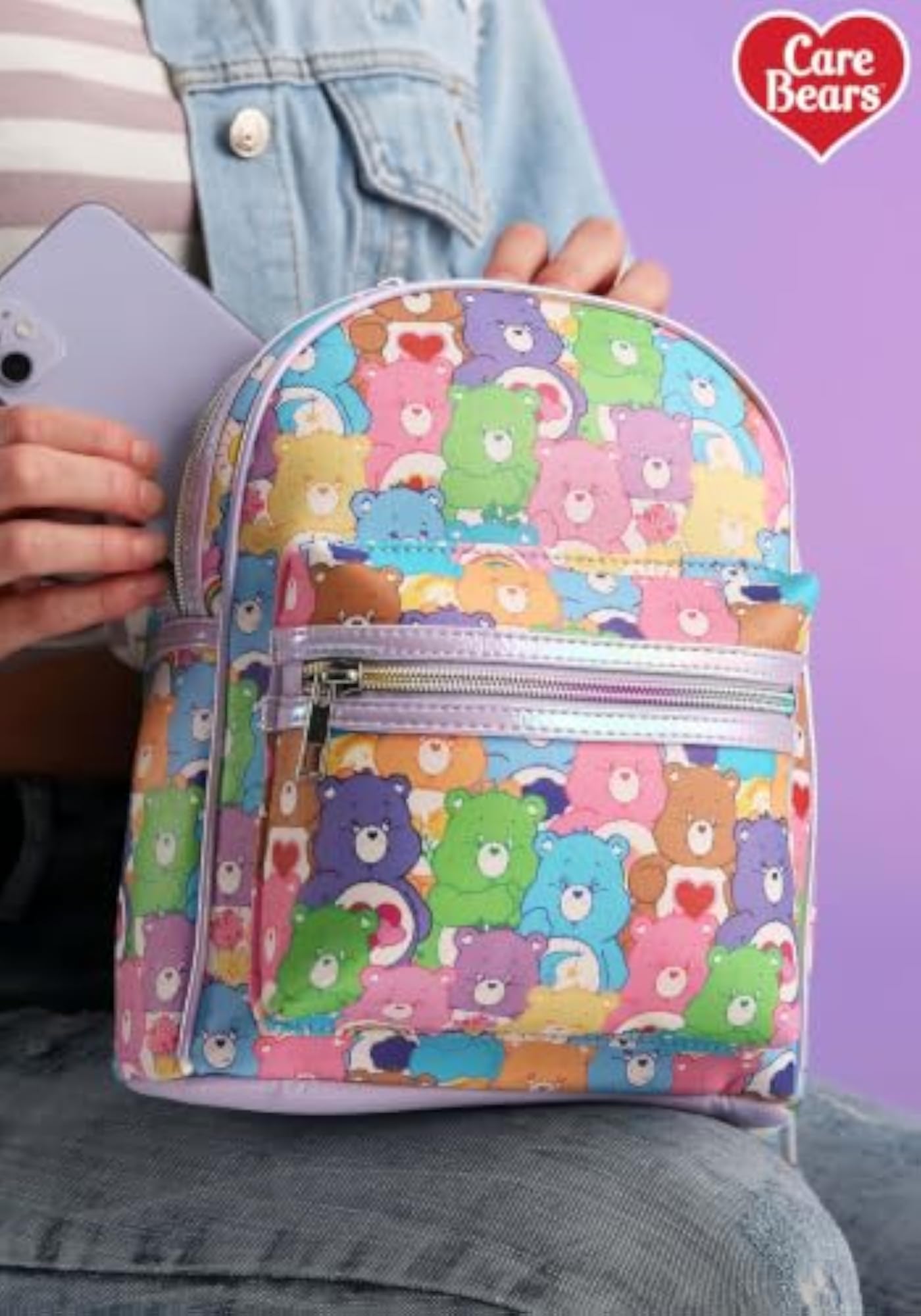 Care Bears Classic All Over Print Mini Backpack Standard