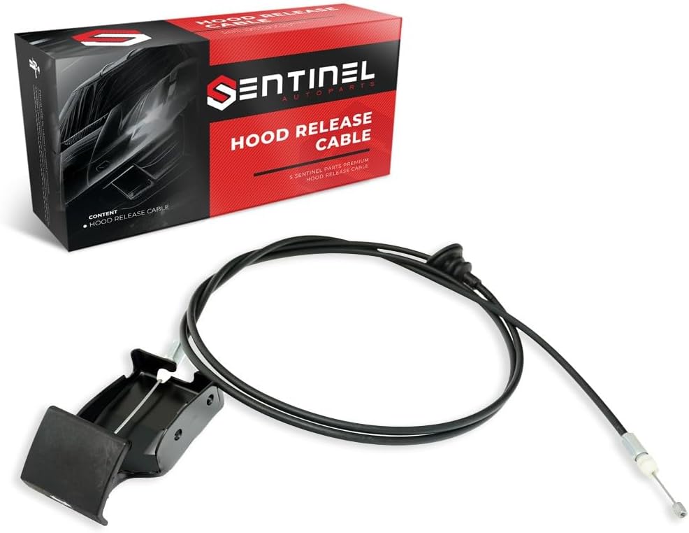 Hood Release Cable & Handle Kit Compatible with 2007-2012 Nissan Altima, 2009-2014 Maxima Replaces # 65621-JA000