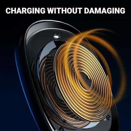 Image of ANT Aura 20 Magnetic Wireless Car Charger 15W Fast Charging, MagSafe Compatible Car Phone Holder with Type-C Port, 360 Rotating AC Vent Mount for iPhone 16 /15 /14 /13 /12 & Galaxy S25 Series