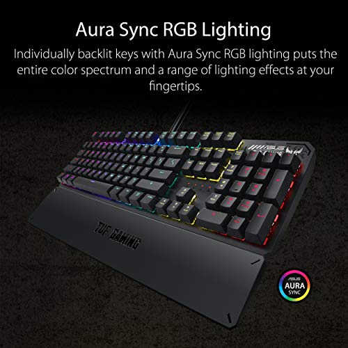 TECLADO (Frances) TUF K3 Gaming Keyboard 90MP01Q1-BKFA00 - Tastiera gaming - Immagine 2