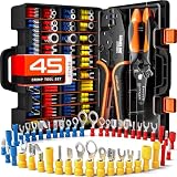 SOMELINE Set di Pinza Crimpatrice Capicorda, 39 Tipi [0,34-6 mm²] Capicorda Elettrici a Cr...